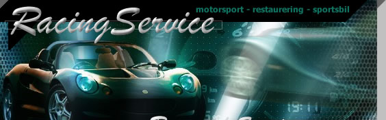 RacingService - motorsport verksted, kontaktinfo (logo)